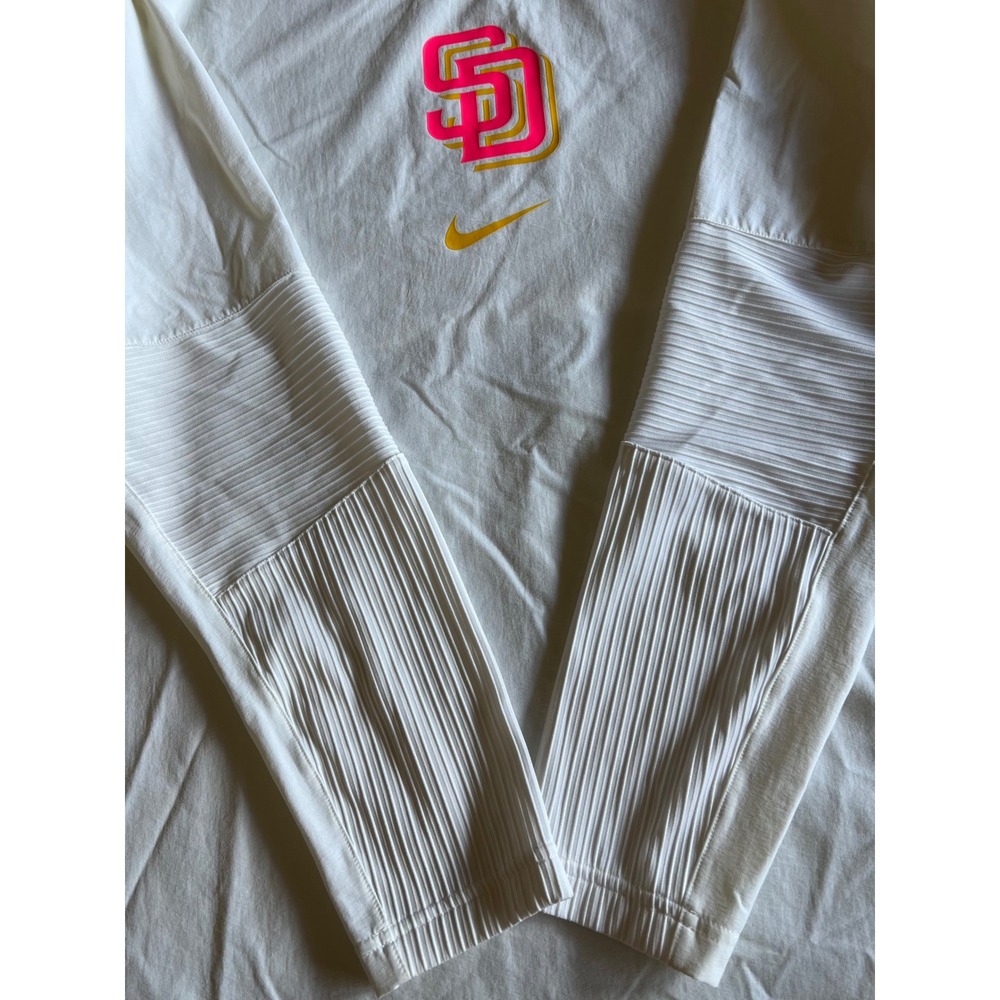Nike San Diego SD Padres MLB Authentic Collection Long Sleeve Shirt XL MLB-Worn - Picture 3 of 10